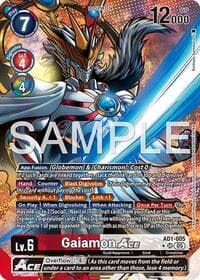 Gaiamon ACE (Alternate Art) - Advanced Booster Digimon Generation - Digimon Card Game card