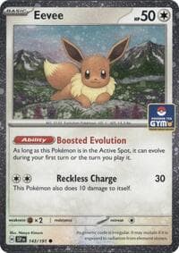Eevee - 143/191 (GYM) - Southeast Asia Exclusives - Pokemon card