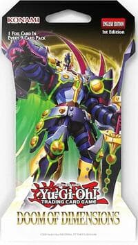 Doom of Dimensions Sleeved Booster Pack - Doom of Dimensions - YuGiOh card
