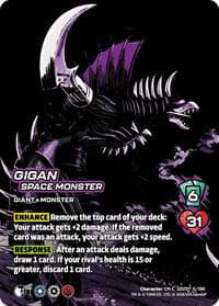Gigan, Space Monster - Godzilla: Reign of Kaiju - UniVersus card