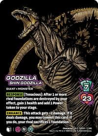 Godzilla, Shin Godzilla - Godzilla: Reign of Kaiju - UniVersus card