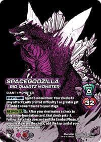 SpaceGodzilla, Bio-Quartz Monster - Godzilla: Reign of Kaiju - UniVersus card