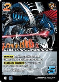 Cybertronic Weaponry - Godzilla: Reign of Kaiju - UniVersus card