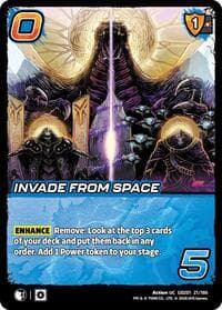 Invade from Space - Godzilla: Reign of Kaiju - UniVersus card