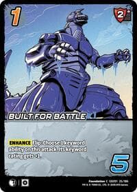 Built for Battle - Godzilla: Reign of Kaiju - UniVersus card