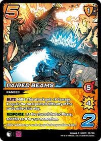 Paired Beams - Godzilla: Reign of Kaiju - UniVersus card
