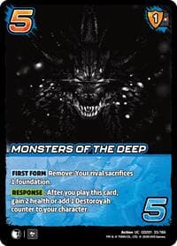 Monsters of the Deep - Godzilla: Reign of Kaiju - UniVersus card