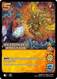 Weaponized Wreckage - Godzilla: Reign of Kaiju - UniVersus card