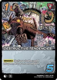 Destructive Tendencies - Godzilla: Reign of Kaiju - UniVersus card