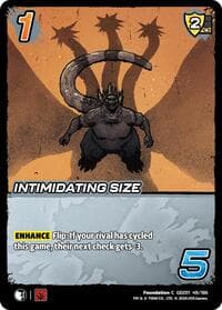 Intimidating Size - Godzilla: Reign of Kaiju - UniVersus card