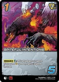 Spiteful Intentions - Godzilla: Reign of Kaiju - UniVersus card