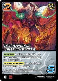 The Power of SpaceGodzilla - Godzilla: Reign of Kaiju - UniVersus card