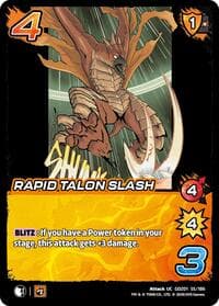 Rapid Talon Slash - Godzilla: Reign of Kaiju - UniVersus card