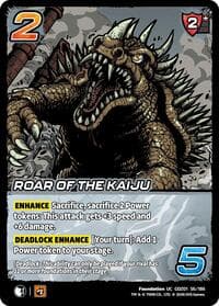 Roar of the Kaiju - Godzilla: Reign of Kaiju - UniVersus card