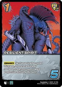 Resilient Spirit - Godzilla: Reign of Kaiju - UniVersus card