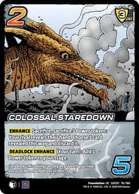 Colossal Staredown - Godzilla: Reign of Kaiju - UniVersus card