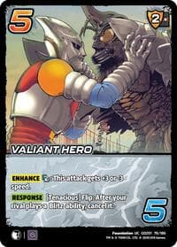 Valiant Hero - Godzilla: Reign of Kaiju - UniVersus card
