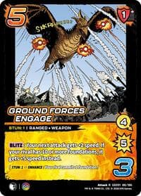 Ground Forces Engage - Godzilla: Reign of Kaiju - UniVersus card