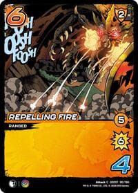 Repelling Fire - Godzilla: Reign of Kaiju - UniVersus card