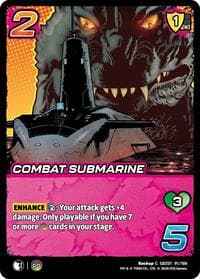 Combat Submarine - Godzilla: Reign of Kaiju - UniVersus card