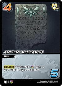 Ancient Research - Godzilla: Reign of Kaiju - UniVersus card