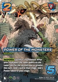 Power of the Monsters - Godzilla: Reign of Kaiju - UniVersus card