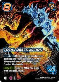 Total Destruction - Godzilla: Reign of Kaiju - UniVersus card