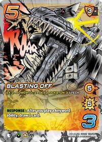 Blasting Off - Godzilla: Reign of Kaiju - UniVersus card