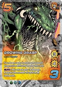 Growing Grasp - Godzilla: Reign of Kaiju - UniVersus card
