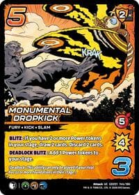 Monumental Dropkick - Godzilla: Reign of Kaiju - UniVersus card