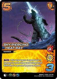 Sky-Piercing Heat Ray - Godzilla: Reign of Kaiju - UniVersus card