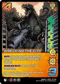 Wrecking the City - Godzilla: Reign of Kaiju - UniVersus card