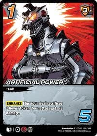 Artificial Power - Godzilla: Reign of Kaiju - UniVersus card
