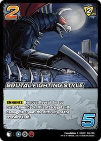Brutal Fighting Style - Godzilla: Reign of Kaiju - UniVersus card