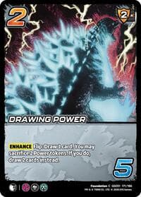 Drawing Power - Godzilla: Reign of Kaiju - UniVersus card