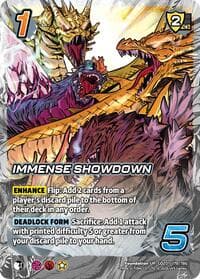Immense Showdown - Godzilla: Reign of Kaiju - UniVersus card