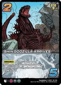 Shin Godzilla Arrives - Godzilla: Reign of Kaiju - UniVersus card