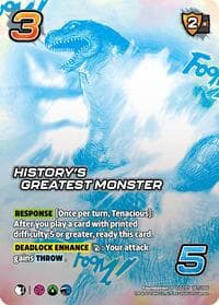 History's Greatest Monster - Godzilla: Reign of Kaiju - UniVersus card