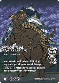 Anguirus, Fierce Dragon (Alternate Art) - Godzilla: Reign of Kaiju - UniVersus card
