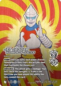 Jet Jaguar, Warrior of Justice (Alternate Art) - Godzilla: Reign of Kaiju - UniVersus card