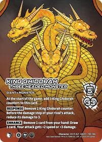 King Ghidorah, Three-Headed Monster (Alternate Art) - Godzilla: Reign of Kaiju - UniVersus card