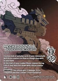 Mechagodzilla, Modified Type-3 Kiryu (Alternate Art) - Godzilla: Reign of Kaiju - UniVersus card