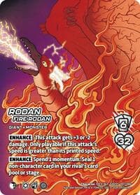 Rodan, Fire Rodan (Alternate Art) - Godzilla: Reign of Kaiju - UniVersus card