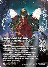 SpaceGodzilla, Bio-Quartz Monster (Alternate Art) - Godzilla: Reign of Kaiju - UniVersus card