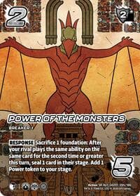 Power of the Monsters (Alternate Art) - Godzilla: Reign of Kaiju - UniVersus card