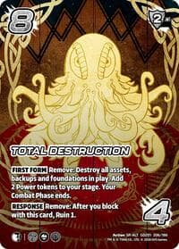 Total Destruction (Alternate Art) - Godzilla: Reign of Kaiju - UniVersus card