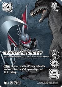 Bladed Uppercut (Alternate Art) - Godzilla: Reign of Kaiju - UniVersus card