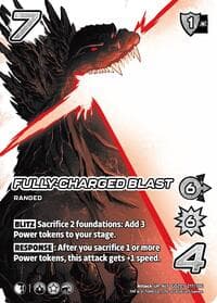 Fully-Charged Blast (Alternate Art) - Godzilla: Reign of Kaiju - UniVersus card
