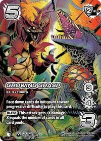 Growing Grasp (Alternate Art) - Godzilla: Reign of Kaiju - UniVersus card