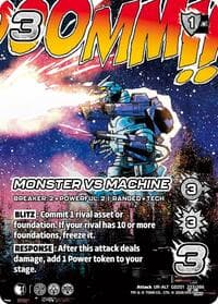 Monster vs Machine (Alternate Art) - Godzilla: Reign of Kaiju - UniVersus card